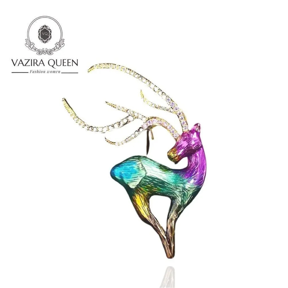 VQ Reindeer Brooch